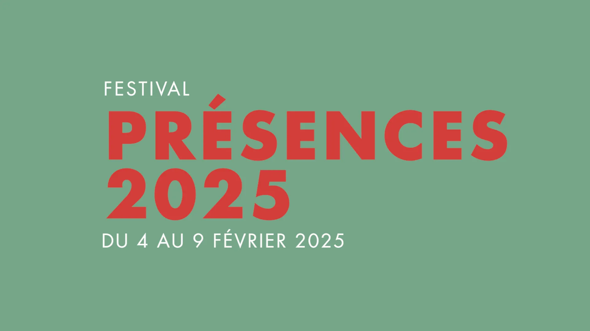 Festival Présences 2025